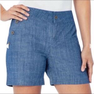 The Limited Chambray Tailored Shorts Sz 12